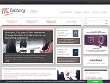 Tablet Screenshot of mcfactory.fr